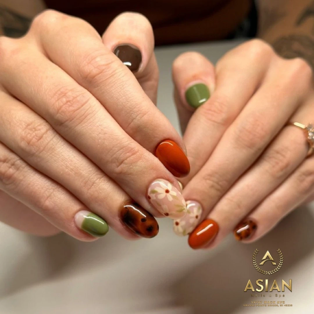 halloween nail art design